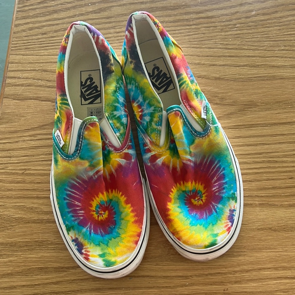 Vans Tie-Dye Worn Once